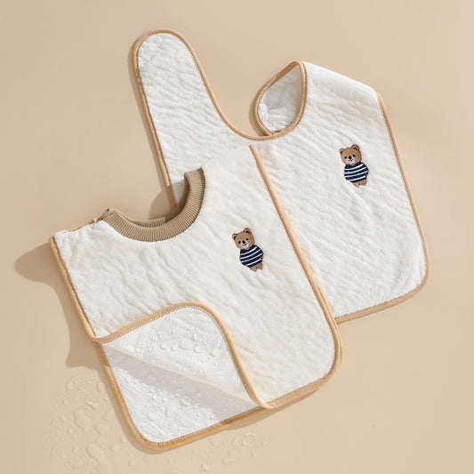 Toddler Waterproof Towel Bibs