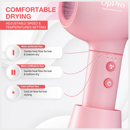 UpPro Baby Cordless Hair & Body dryer